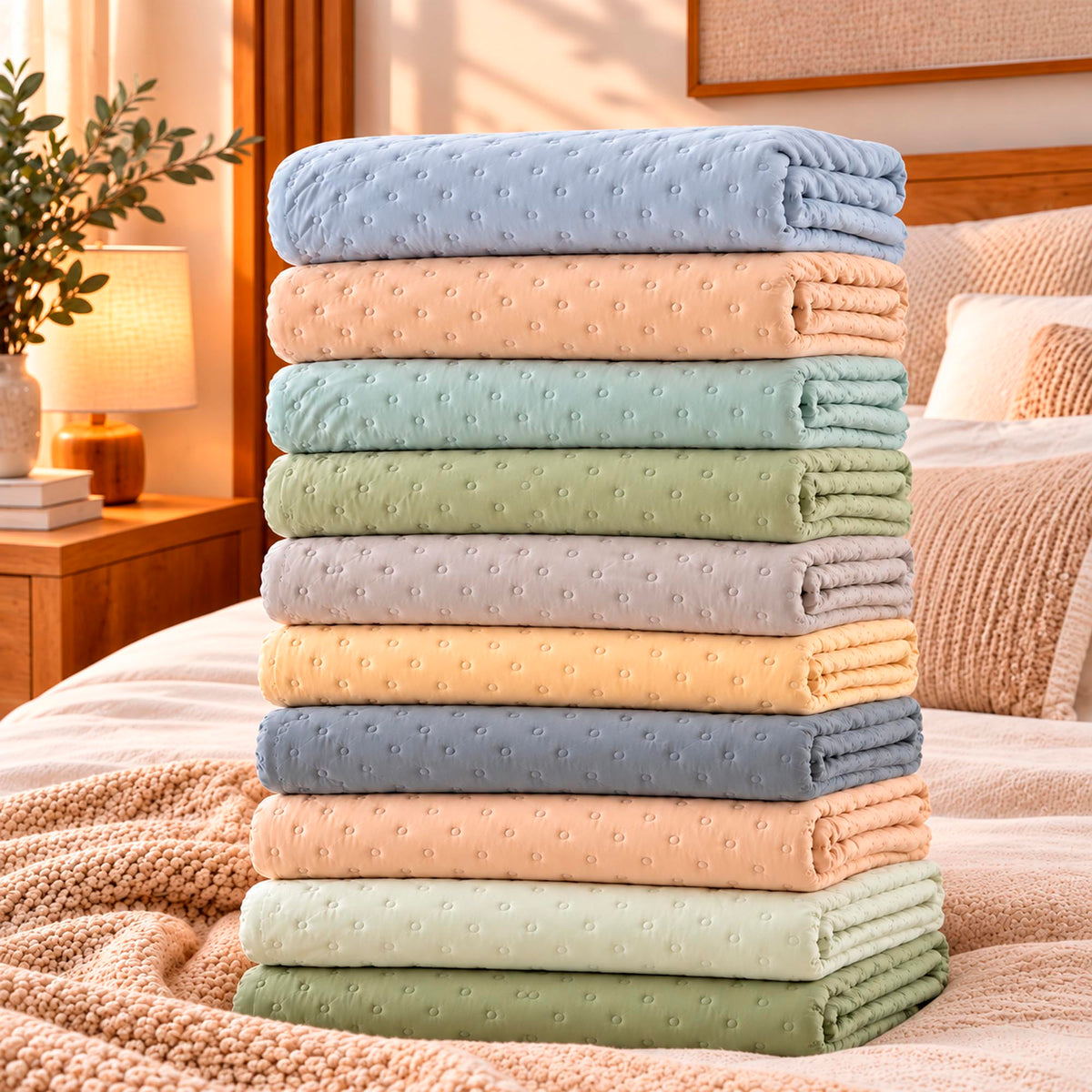 KIT CAMA CASAL DELICATO - CINZA 14-4107