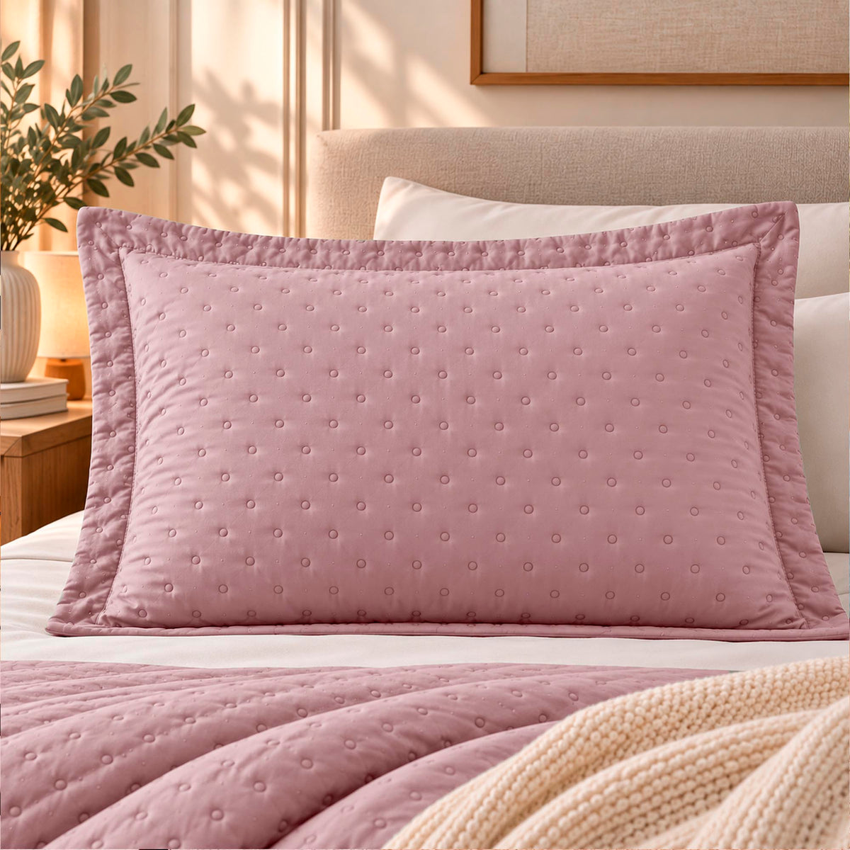 KIT CAMA SOLTEIRO  DELICATO - ROSA 15-1906