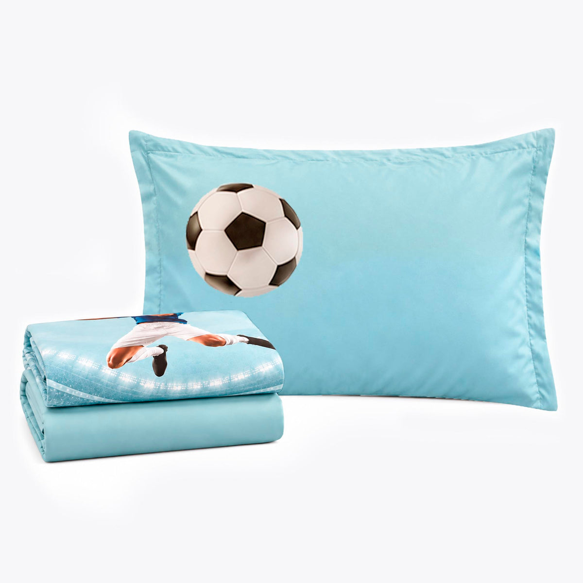Jogo de Cama Solteiro Fantasy - FUTEBOL