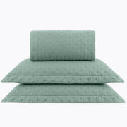 KIT CAMA CASAL DELICATO - VERDE 16-5304