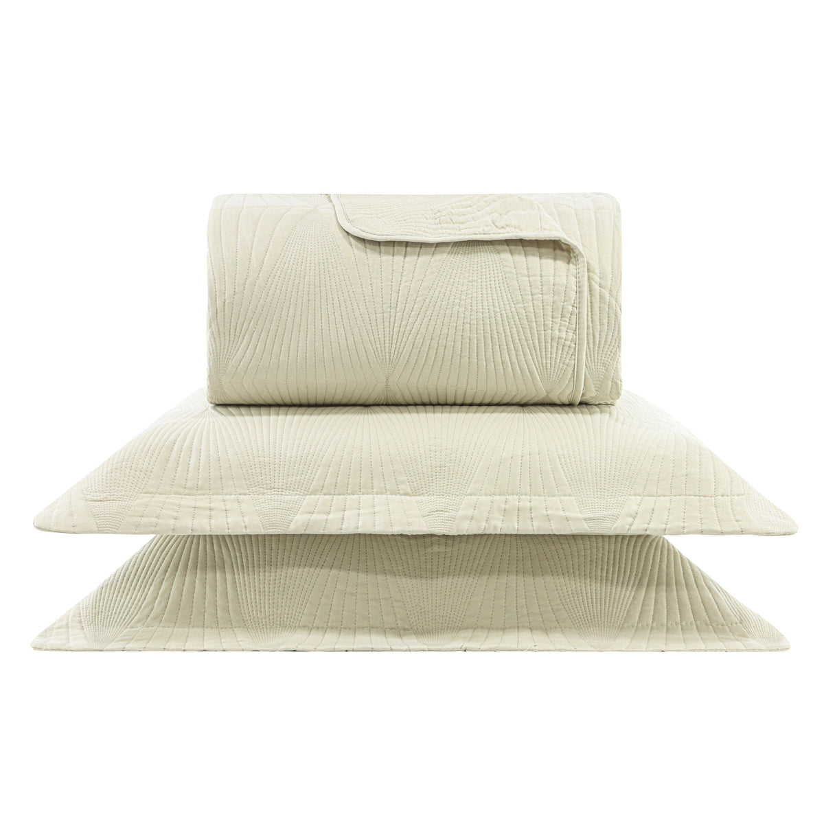 KIT CAMA KING 3P MATELADO DUBAI CLASSIC - BEGE 12-5202