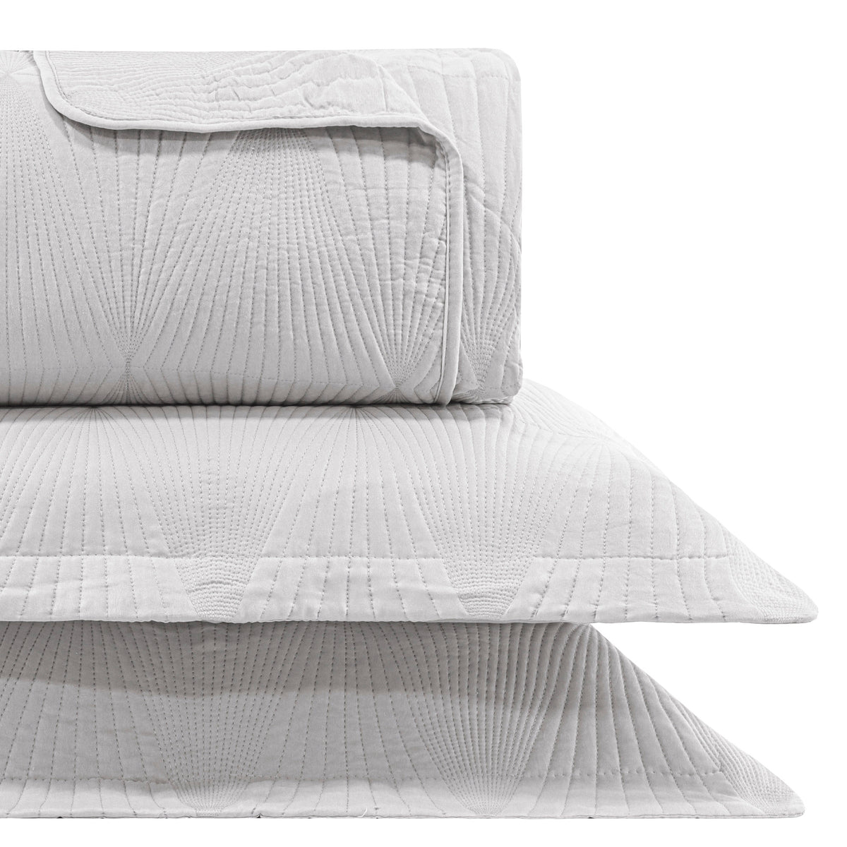 KIT CAMA CASAL 3P MATELADO DUBAI CLASSIC - CINZA 14-4102