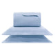 KIT CAMA KING 3P MATELADO DUBAI CLASSIC - AZUL 13-4302
