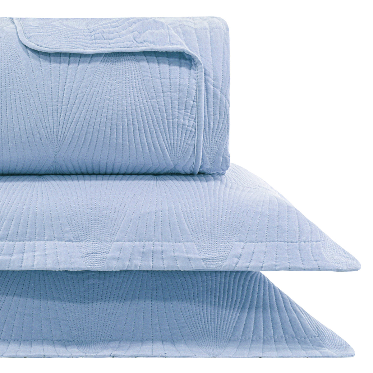 KIT CAMA KING 3P MATELADO DUBAI CLASSIC - AZUL 13-4302