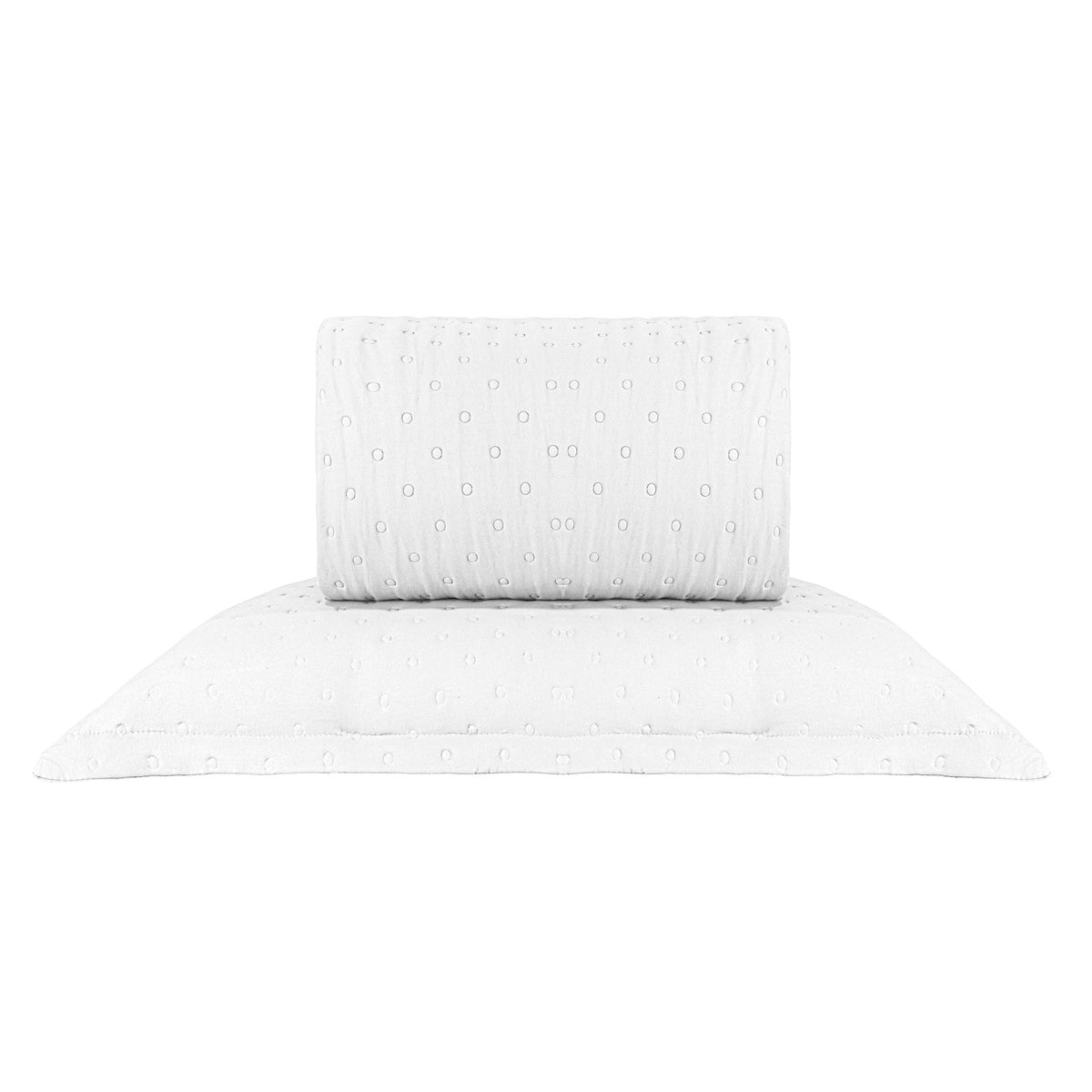 KIT CAMA SOLTEIRO  DELICATO - BRANCO