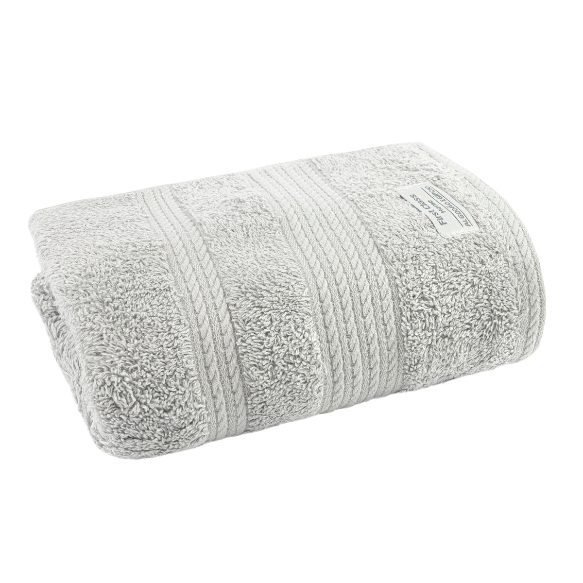 TOALHA  DE ROSTO FIO EGÍPCIO SUPREME 100% ALGODÃO - CINZA.1.24