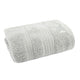 TOALHA  DE ROSTO FIO EGÍPCIO SUPREME 100% ALGODÃO - CINZA.1.24
