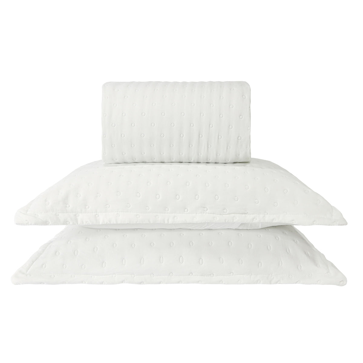 KIT CAMA CASAL DELICATO - BRANCO