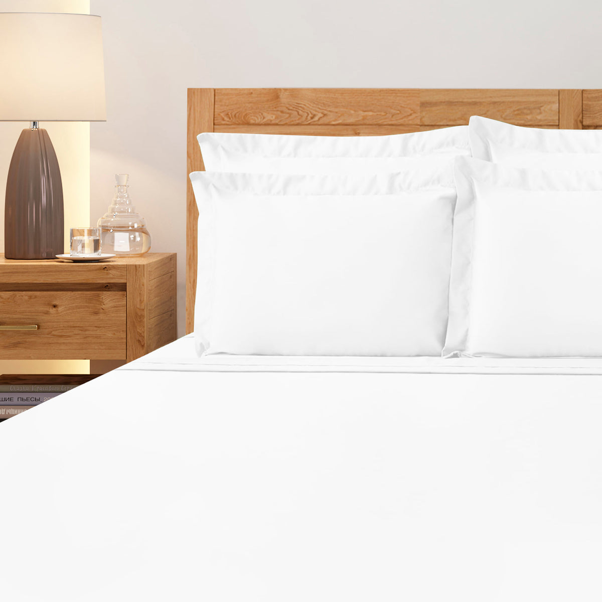 JOGO DE CAMA KING 1000 FIOS DELUXE HOTEL - BRANCO
