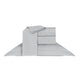 JOGO DE CAMA  QUEEN 1000  FIOS DELUXE HOTEL - CINZA