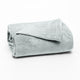MANTA SOLTEIRO FLANNEL  LISO - CINZA 15-4305