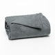 MANTA SOLTEIRO FLANNEL  LISO - CINZA 17-4405