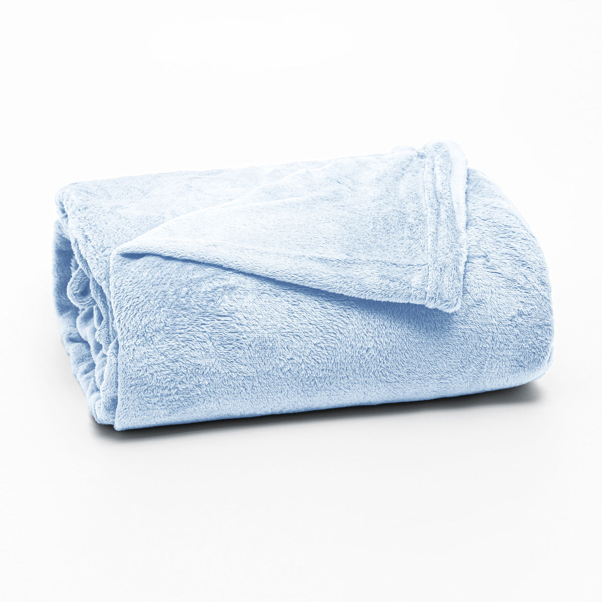 MANTA CASAL FLANNEL  LISO - AZUL 144210
