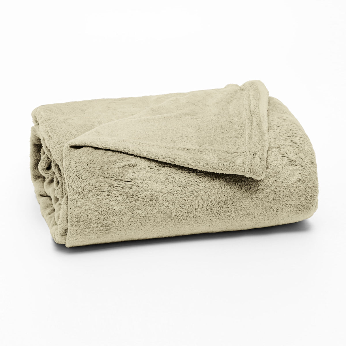 MANTA CASAL FLANNEL  LISO - BEGE 13-0404