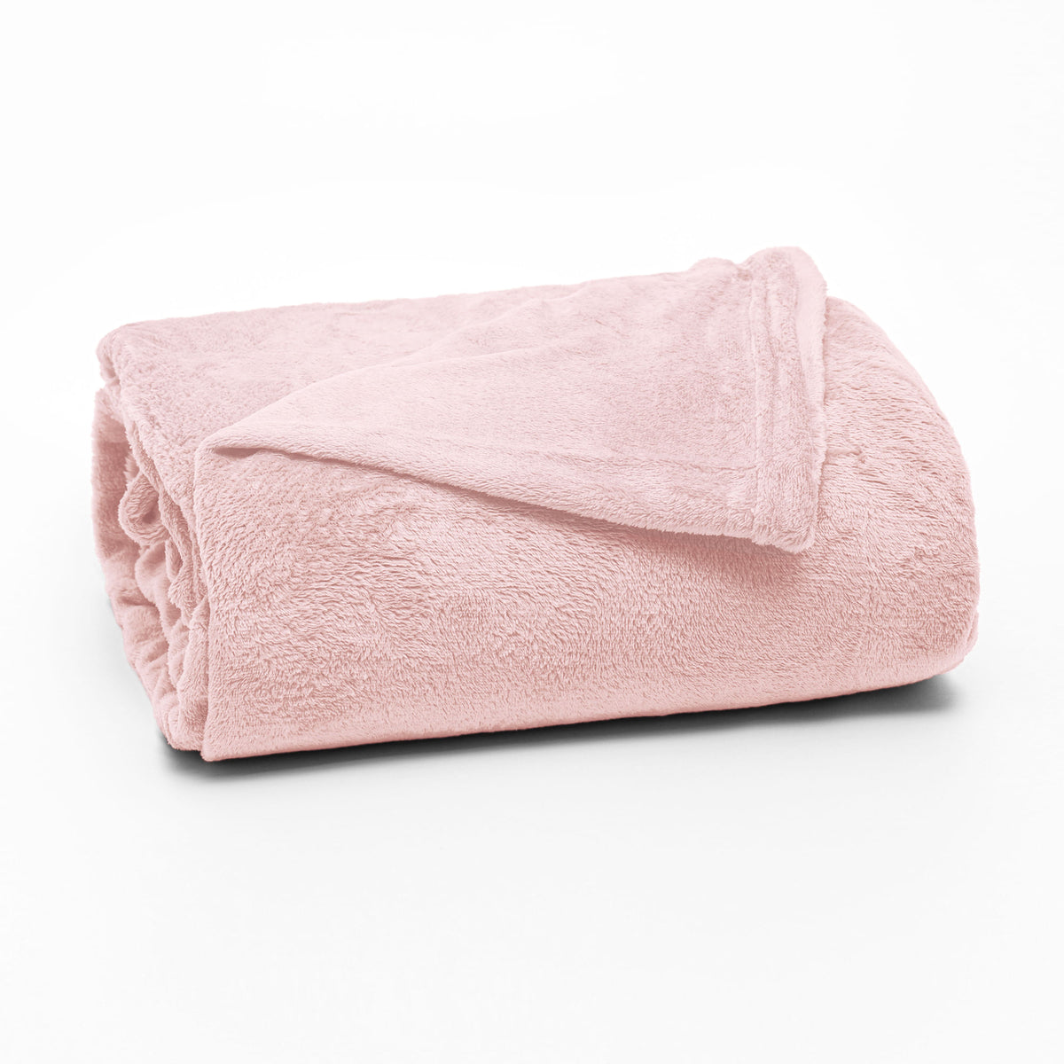 MANTA CASAL FLANNEL  LISO - ROSA 14-1309