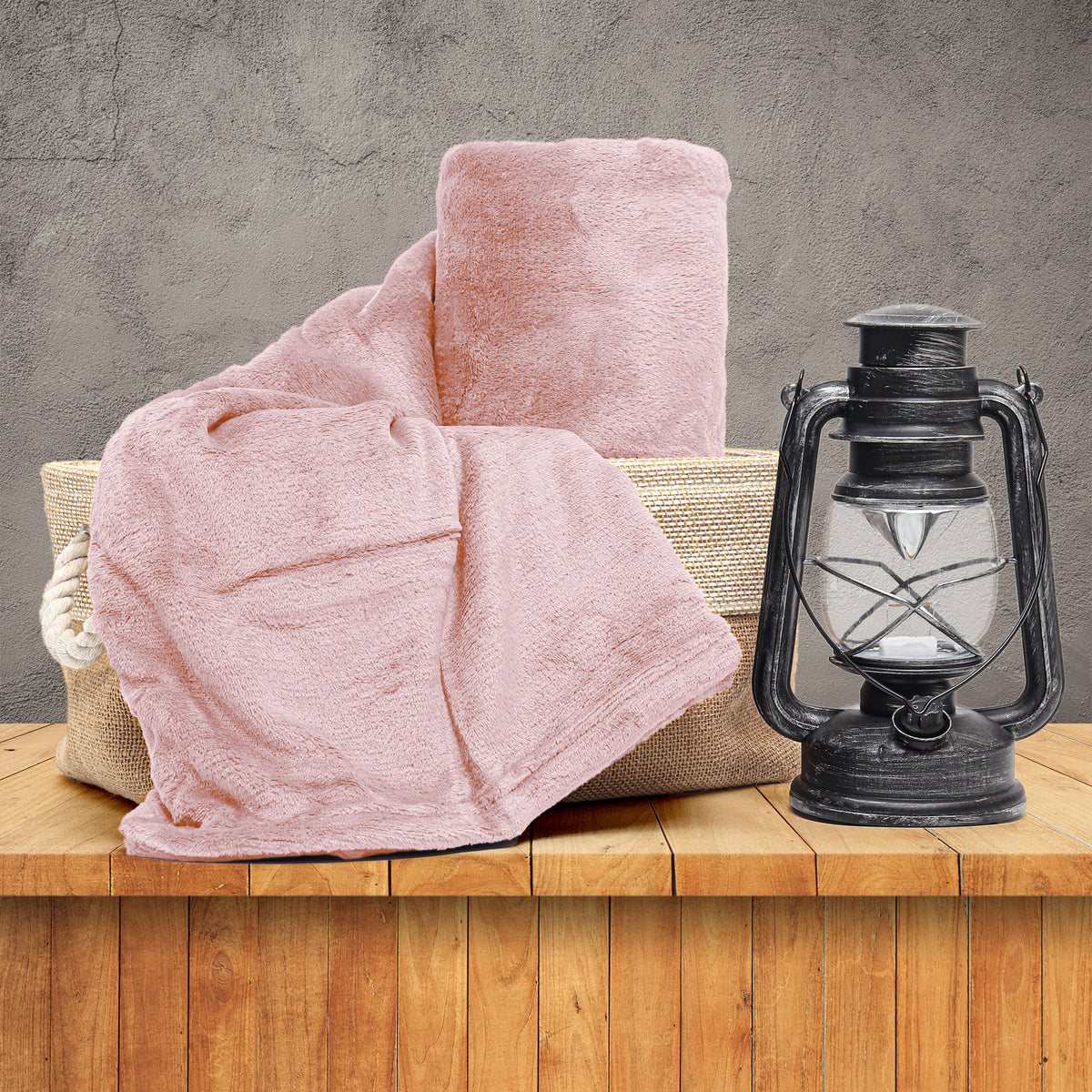 MANTA CASAL FLANNEL  LISO - ROSA 14-1309