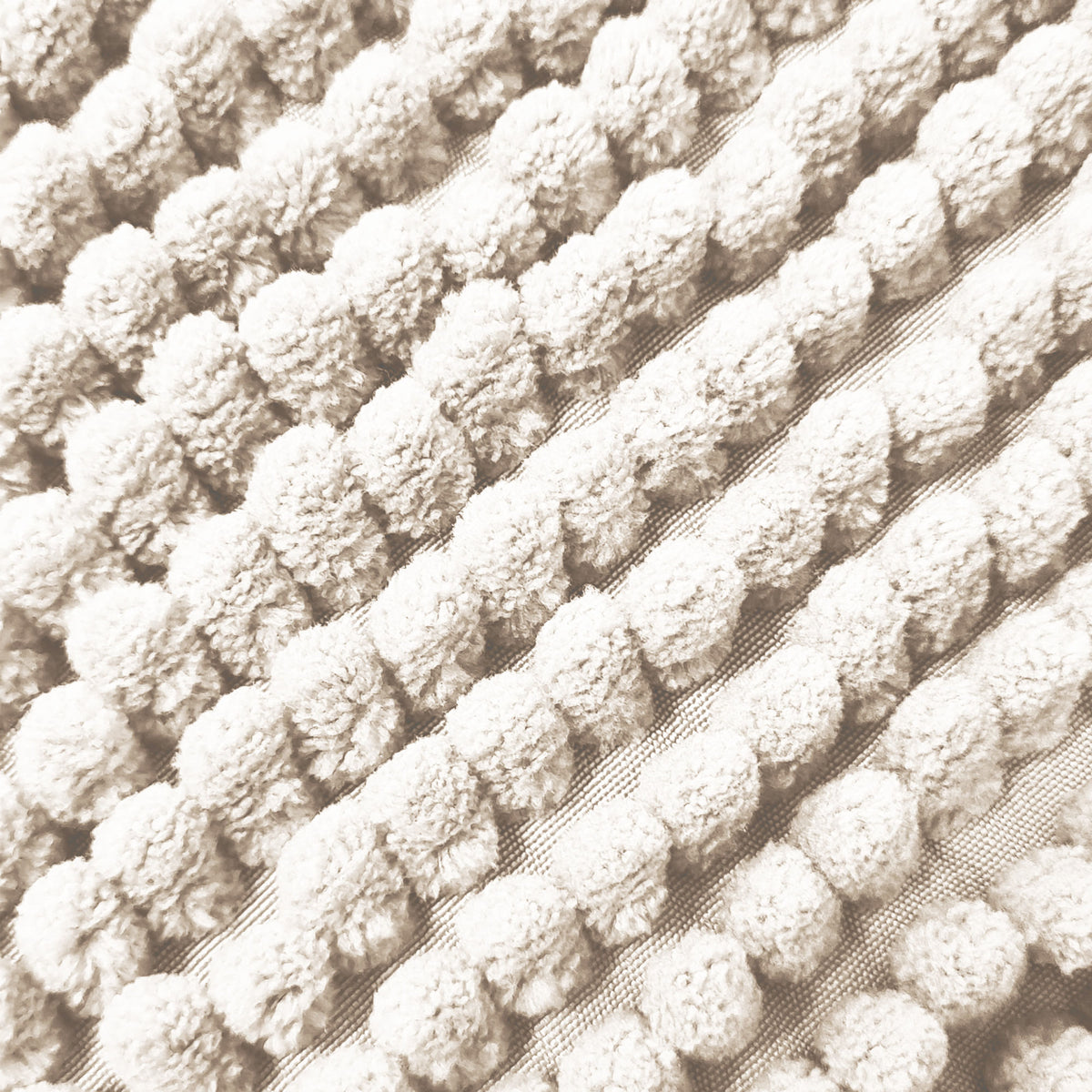 TAPETE CHENILLE   POPCORN - BEGE 12-0705