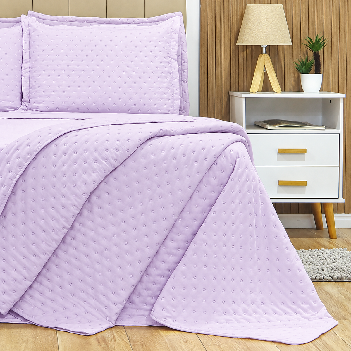 KIT CAMA SOLTEIRO DELICATO TEEN - LILAS 13-3802