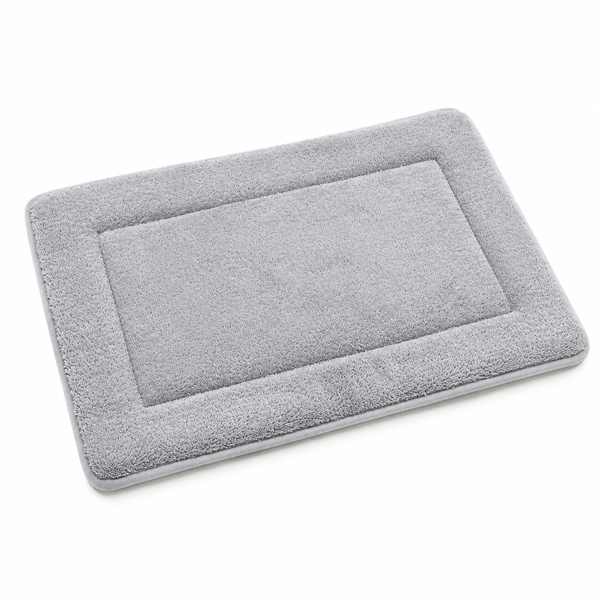 TAPETE VISCO FELPUDO - CINZA 14-4203