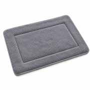 TAPETE VISCO FELPUDO - CINZA ESC. 16-3917